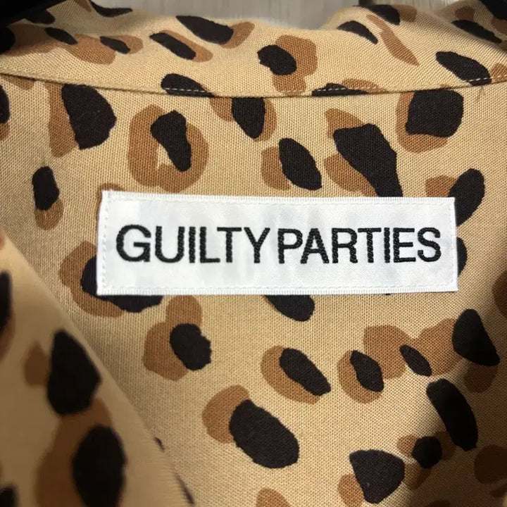 [BUNJANG] Wacko Maria Leopard Shirt / 와코마리아 레오파드 셔츠