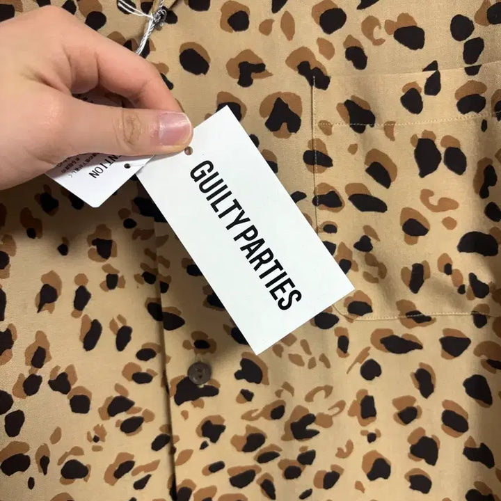 [BUNJANG] Wacko Maria Leopard Shirt / 와코마리아 레오파드 셔츠
