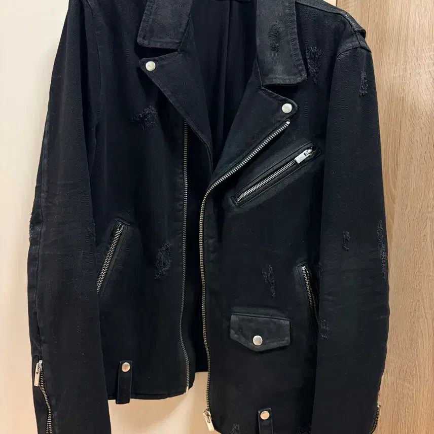 [BUNJANG] The Kooples Black Denim Jacket / The Kooples 자켓