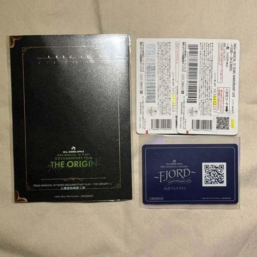[BUNJANG] Mrs. Green Apple Fiord Documentary POB Bundle Set / 미세스그린애플 피요르드 다큐 특전