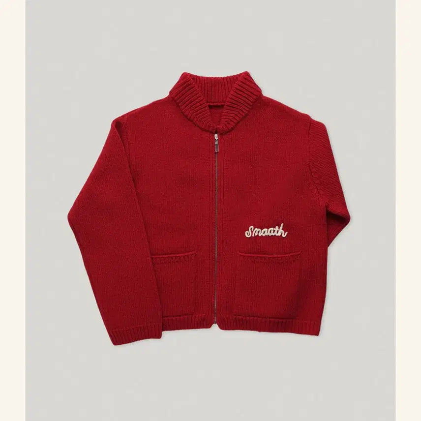 [BUNJANG] Smooth Mood Cowichan Red Cardigan / 스무스무드 코위찬 cowichan 가디건
