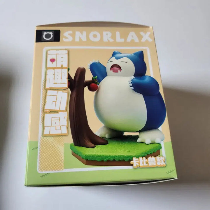 [BUNJANG] Pokemon Snorlax Wind-up Figure / 포켓몬스터 잠만보 태엽 피규어 움직이는피규어 받침대 있음