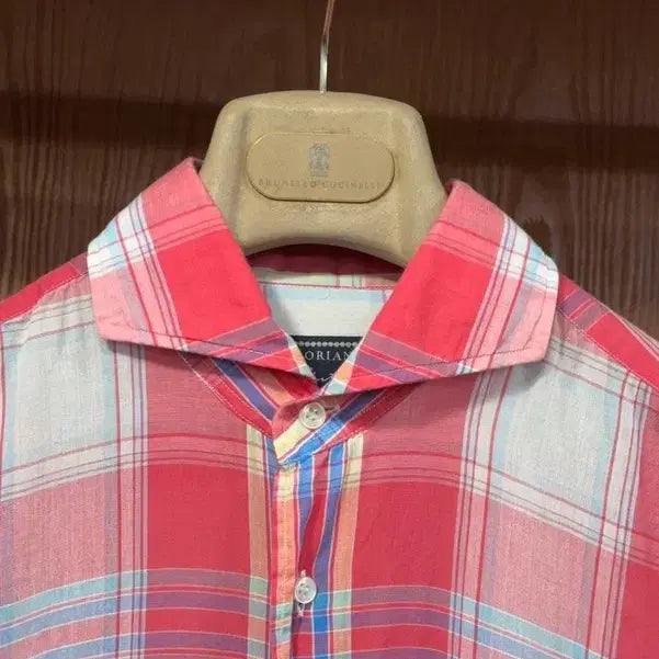 [BUNJANG] Oriang Madras Pattern Shirt / 오리앙 셔츠 100