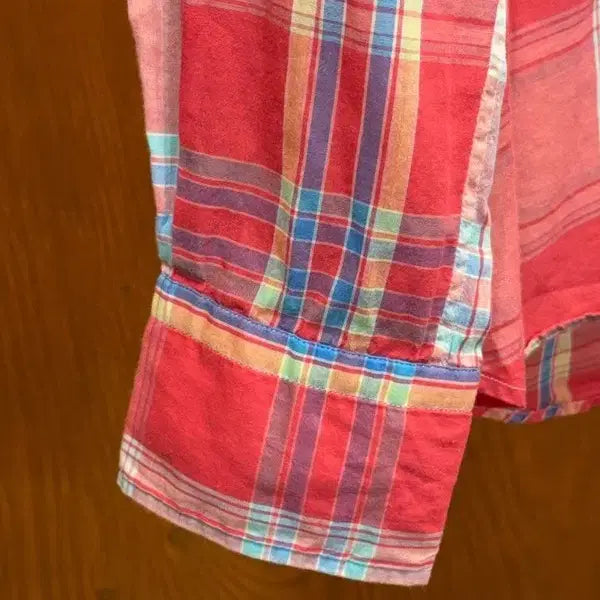 [BUNJANG] Oriang Madras Pattern Shirt / 오리앙 셔츠 100