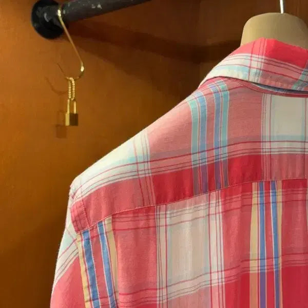 [BUNJANG] Oriang Madras Pattern Shirt / 오리앙 셔츠 100