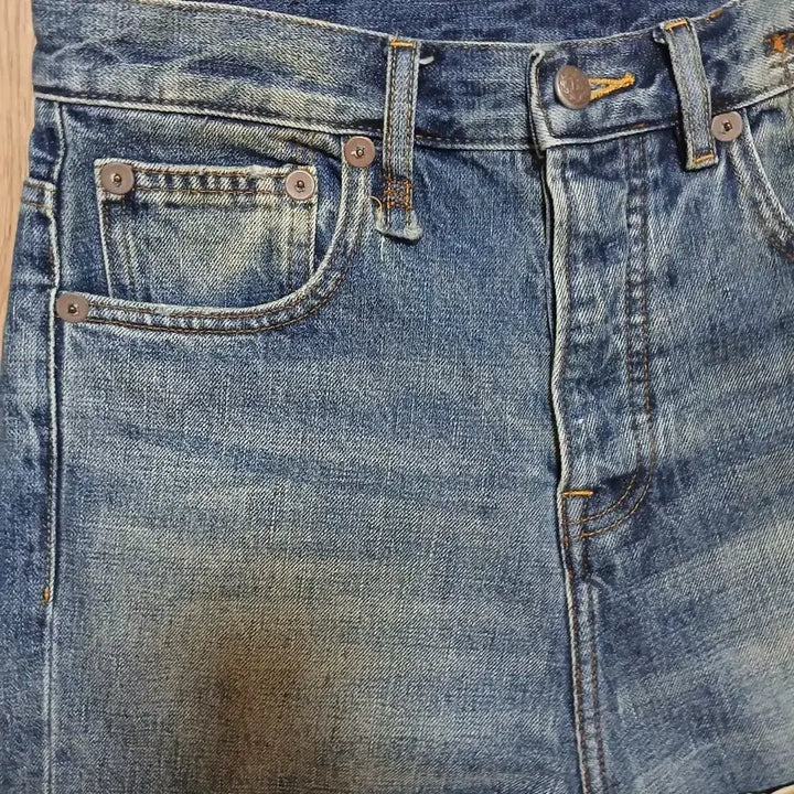 [BUNJANG] TRIMS Jeans Set (Blue/Beige) 25 / 새상품.청바지 2벌 세트 (블루/베이지)25