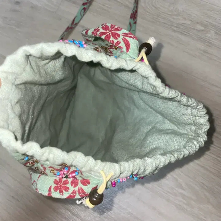 [BUNJANG] Mint Bucket Crossbody Bag / 민트 복조리크로스백
