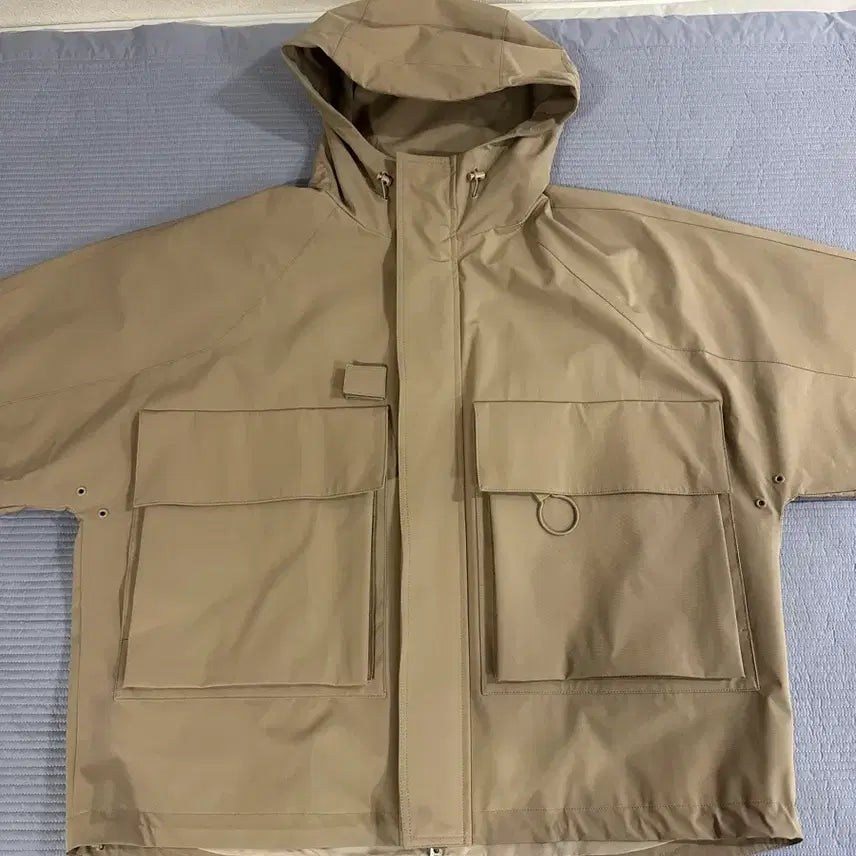 [BUNJANG] Solid Homme 23 Season Beige Shell Parka (Size 52) / 솔리드옴므 23시즌 베이지 쉘파카 52사이즈