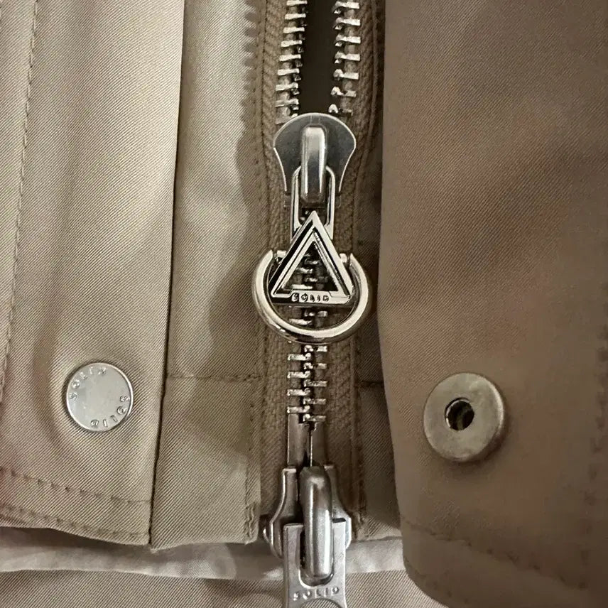 [BUNJANG] Solid Homme 23 Season Beige Shell Parka (Size 52) / 솔리드옴므 23시즌 베이지 쉘파카 52사이즈