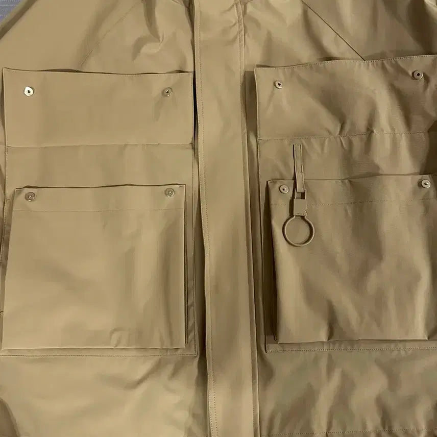 [BUNJANG] Solid Homme 23 Season Beige Shell Parka (Size 52) / 솔리드옴므 23시즌 베이지 쉘파카 52사이즈