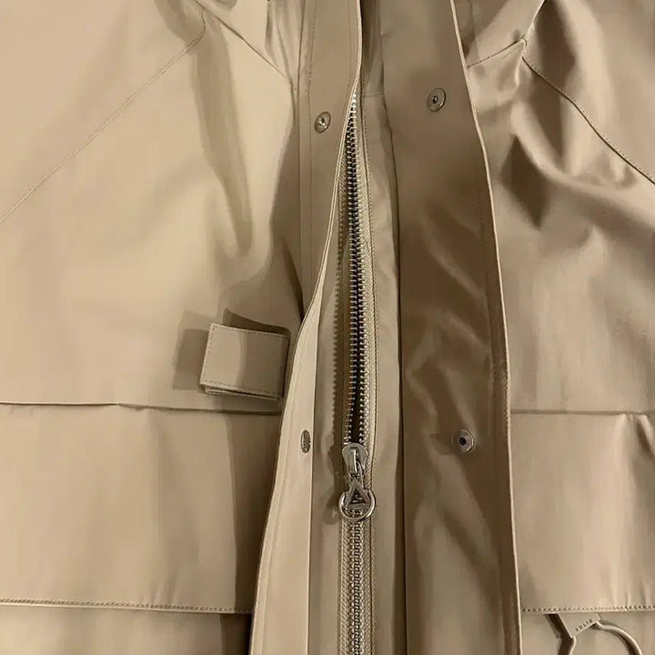 [BUNJANG] Solid Homme 23 Season Beige Shell Parka (Size 52) / 솔리드옴므 23시즌 베이지 쉘파카 52사이즈