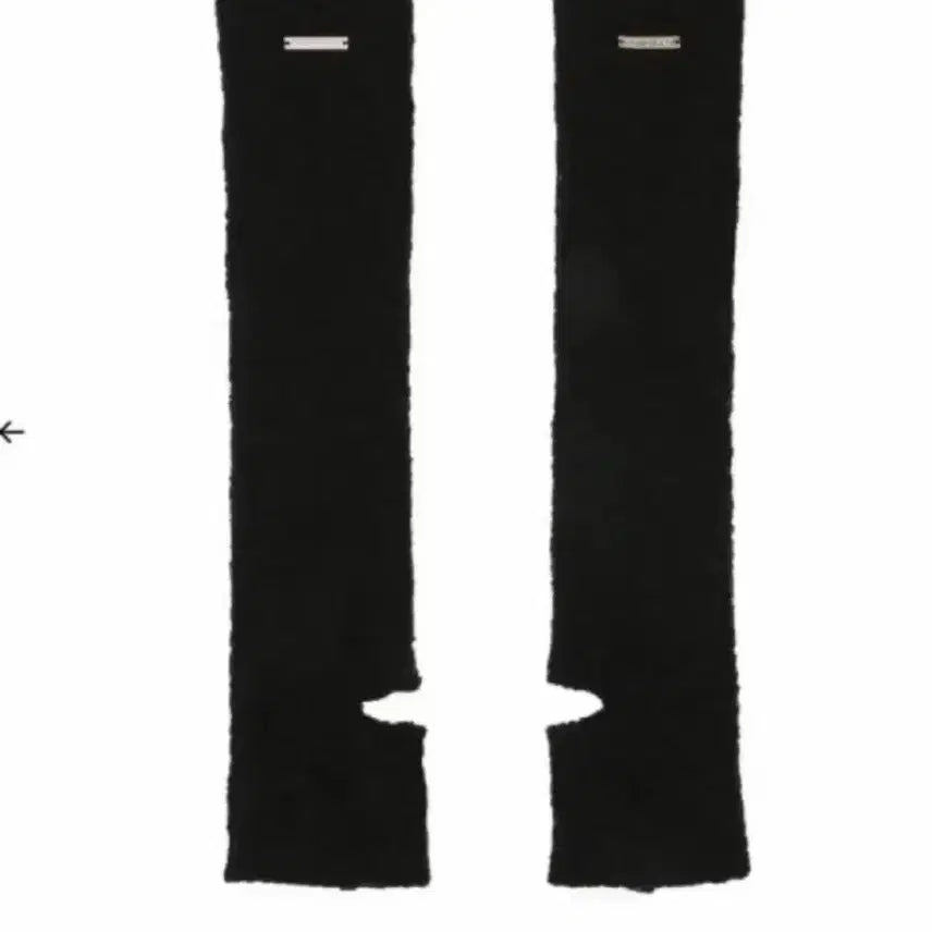 [BUNJANG] Bohemian Seoul Textured Leg Warmer Black / 새상품) 보헤미안서울 레그워머 블랙