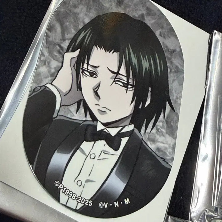 [BUNJANG] Hunter x Hunter Phinks Arc Armavanca Sticker, Acrylic Stand, Badge Bundle Set / [새상품] 헌터헌터 페이탄 아르마비앙카 스티커, 미니 아크릴 , 캔뱃지