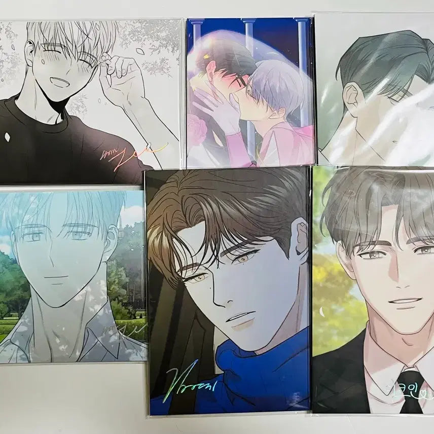 [SOLD OUT] 모펀 사랑하는소년 리미티드런 해후 등 색지 6개 일괄