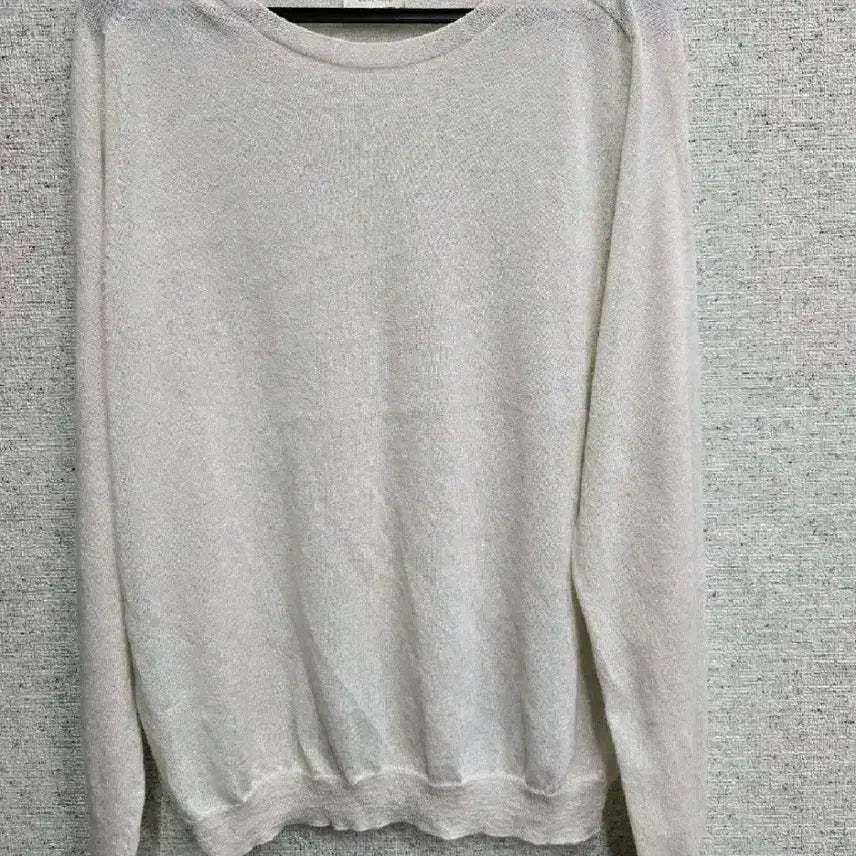 [BUNJANG] Come Here Linen See-through Long Sleeve Knit / 컴히얼 린넨 시스루 긴팔 니트
