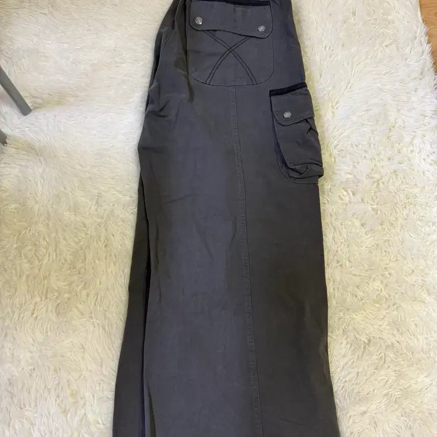 [BUNJANG] Akom Grey Cargo Pants / 아캄 그레이 카고 팬츠 (2) 개개급처