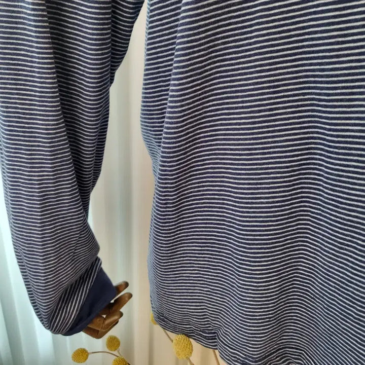 [BUNJANG] Loose Fit Striped Long Sleeve T-shirt / 스트라이프 긴팔 티셔츠 루즈핏