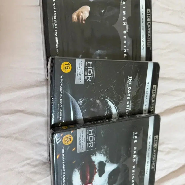 [BUNJANG] Dark Knight 4K UHD Blu-ray Bundle Set / 다크나이트 4K UHD 블루레이 (미개봉)시리즈  3개일괄