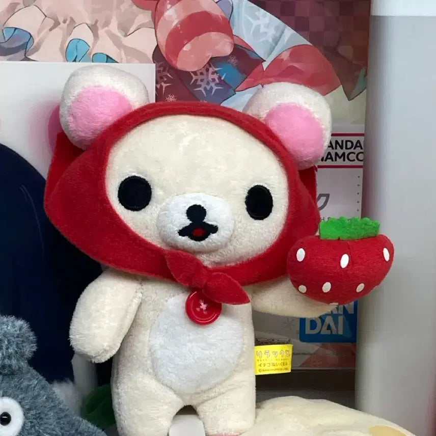 [BUNJANG] Strawberry Korilakkuma Red Cape Plush / 빨간 망토 딸기코리락쿠마