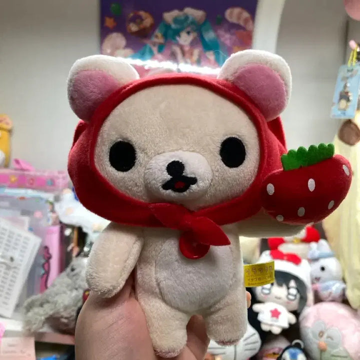 [BUNJANG] Strawberry Korilakkuma Red Cape Plush / 빨간 망토 딸기코리락쿠마