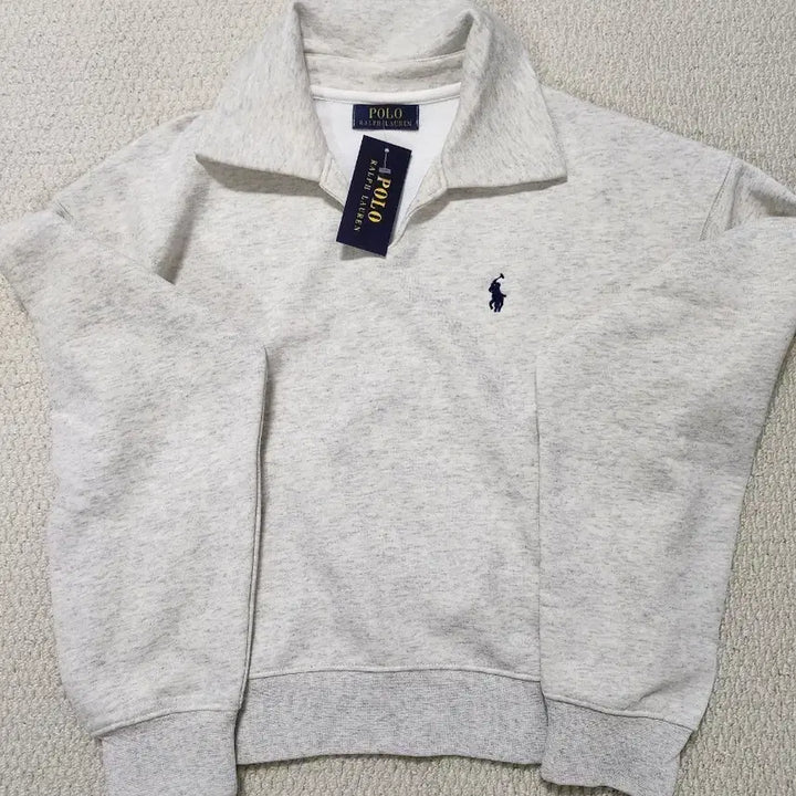 [BUNJANG] Polo Ralph Lauren Collared Sweatshirt / 폴로 랄프로렌 카라넥 맨투맨 스웨트셔츠.(새상품)