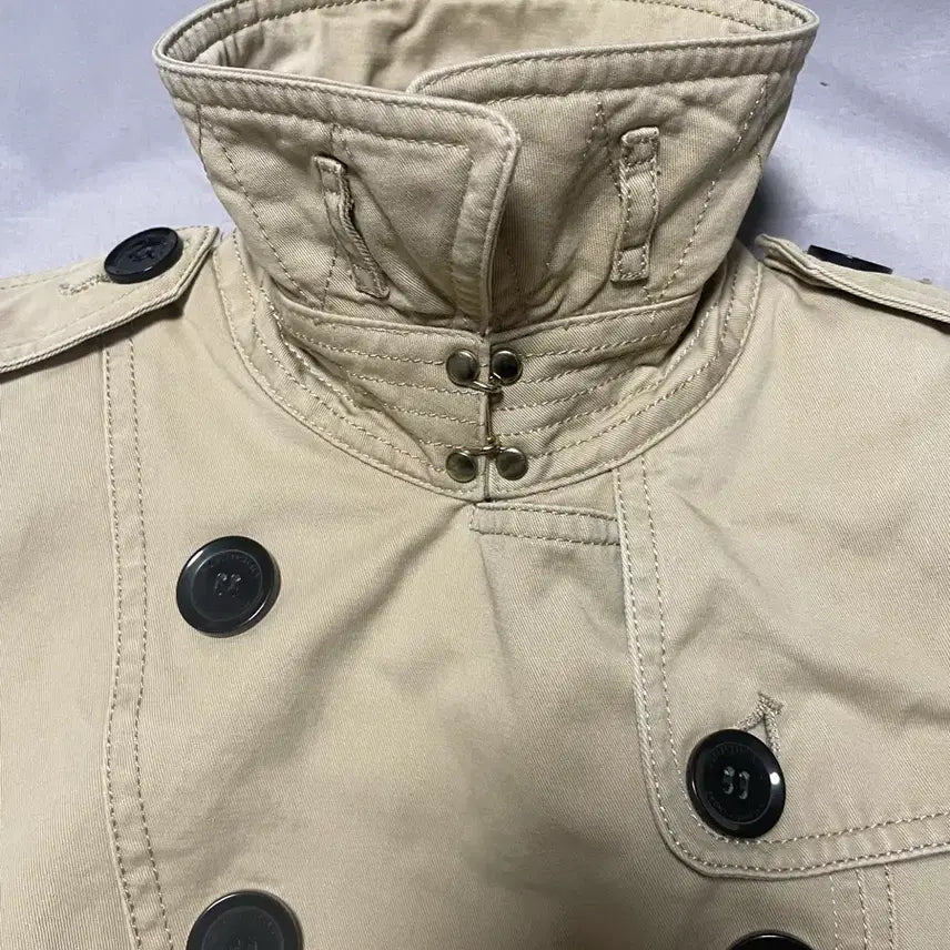 [BUNJANG] Burberry Trench Half Coat - USA2 XS / 버버리 트렌치 하프 코트 usa2 xs