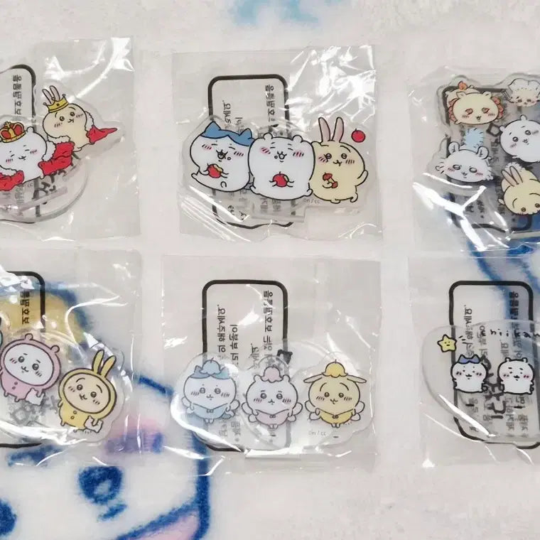 [BUNJANG] Chiikawa Minna no Zombie Gakuin Acrylic Stand Bundle Set / 치이카와 먼작귀 랜덤 미니 아크릴 스탠드 세트 양도합니다