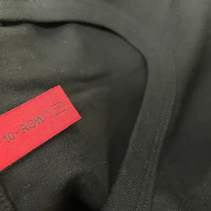 [BUNJANG] Attentionlow Oversized Fit Black T-Shirt XL / 어텐션로우 가슴프린팅 반팔 블랙 1 (오버핏XL) 새상품