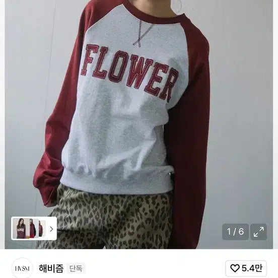 [BUNJANG] Habizm Raglan Sweatshirt / 해비즘 맨투맨