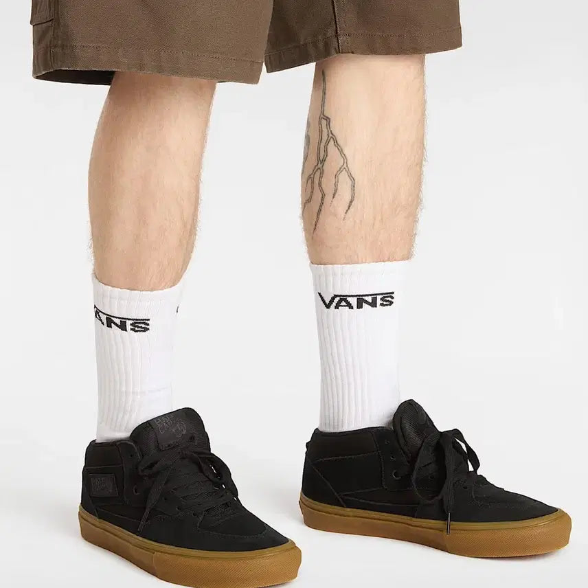 [BUNJANG] Vans Skate Half Cab Black Gumsole Sneakers / (240) 반스 스케이트 하프캡 블랙 검솔