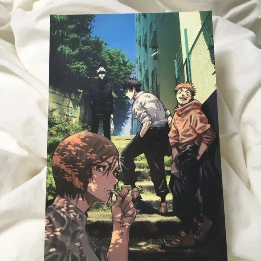 [BUNJANG] Jujutsu Kaisen Illustration Postcard / 주술회전 단체 일러스트 엽서