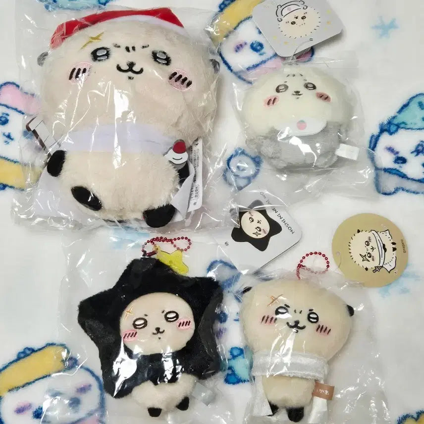 [BUNJANG] Chikawa Otter Christmas Baby Star Mascot Bundle Set / 치이카와 랏코 크리스마스 베이비 별 기본 마스코트 일괄 양도합니다