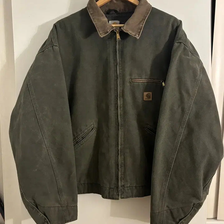 [BUNJANG] Carhartt J97 Vintage Detroit Jacket / 칼하트 J97 빈티지 디트로이트 자켓 모스 그린