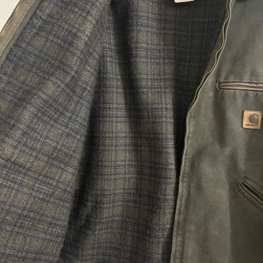 [BUNJANG] Carhartt J97 Vintage Detroit Jacket / 칼하트 J97 빈티지 디트로이트 자켓 모스 그린