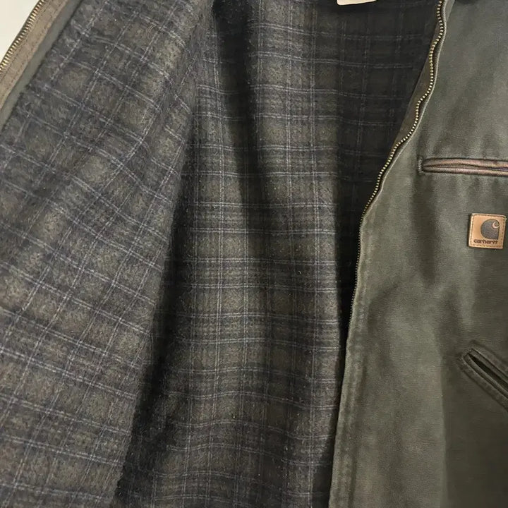 [BUNJANG] Carhartt J97 Vintage Detroit Jacket / 칼하트 J97 빈티지 디트로이트 자켓 모스 그린