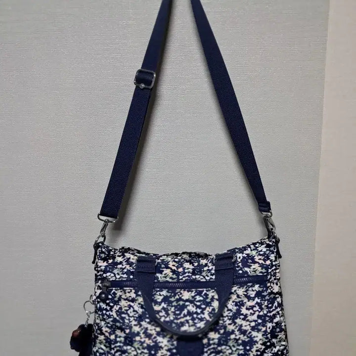 [BUNJANG] Kipling Flower Pattern Crossbody Tote Diaper Bag / 키플링 플라워 패턴 크로스백 토트백 기저귀가방