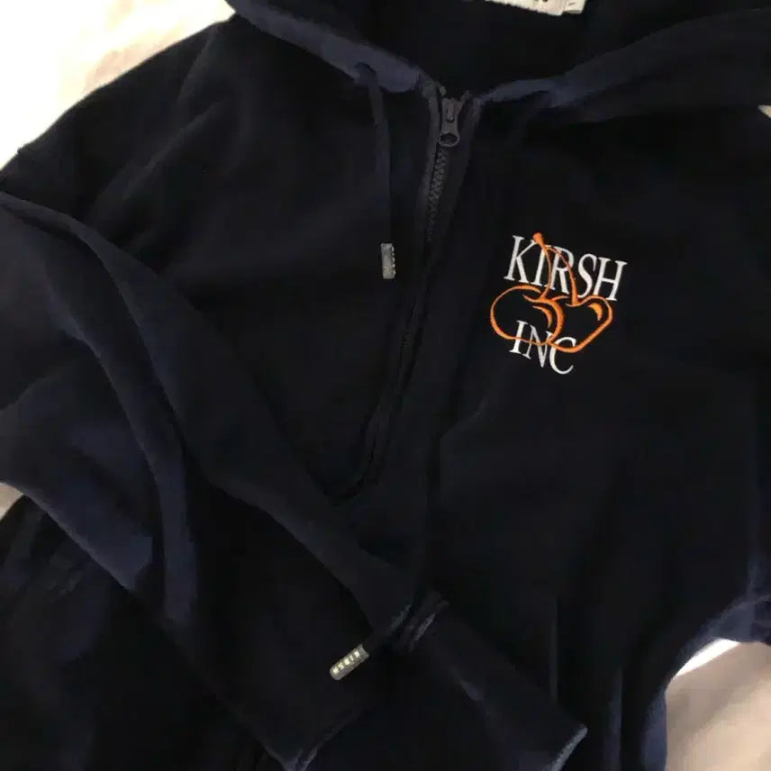 [BUNJANG] Kirsh Navy Hoodie Zip-up / 키르시 네이비 후드집업
