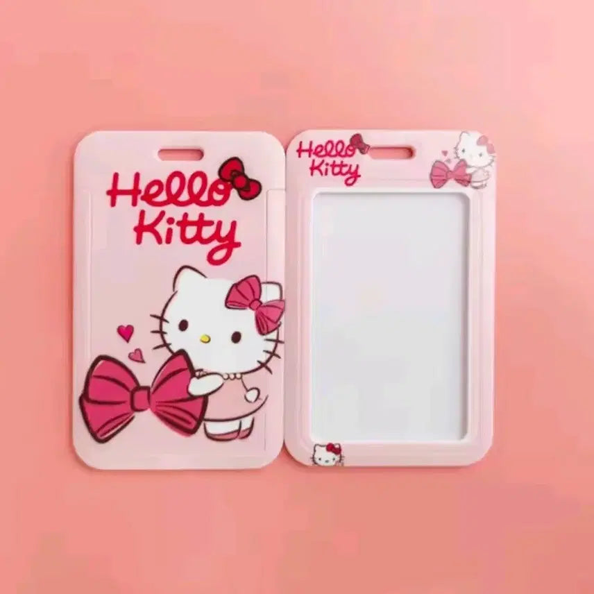 [BUNJANG] Sanrio Hello Kitty Card Holder Necklace / 산리오 헬로키티 카드홀더 카드목걸이 카드케이스 포카홀더 목걸이지갑 핑크