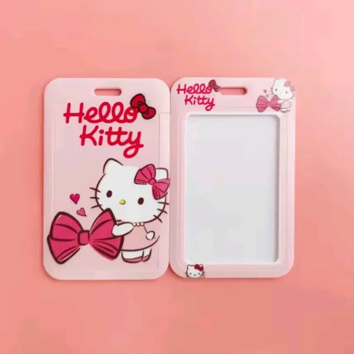 [BUNJANG] Sanrio Hello Kitty Card Holder Necklace / 산리오 헬로키티 카드홀더 카드목걸이 카드케이스 포카홀더 목걸이지갑 핑크
