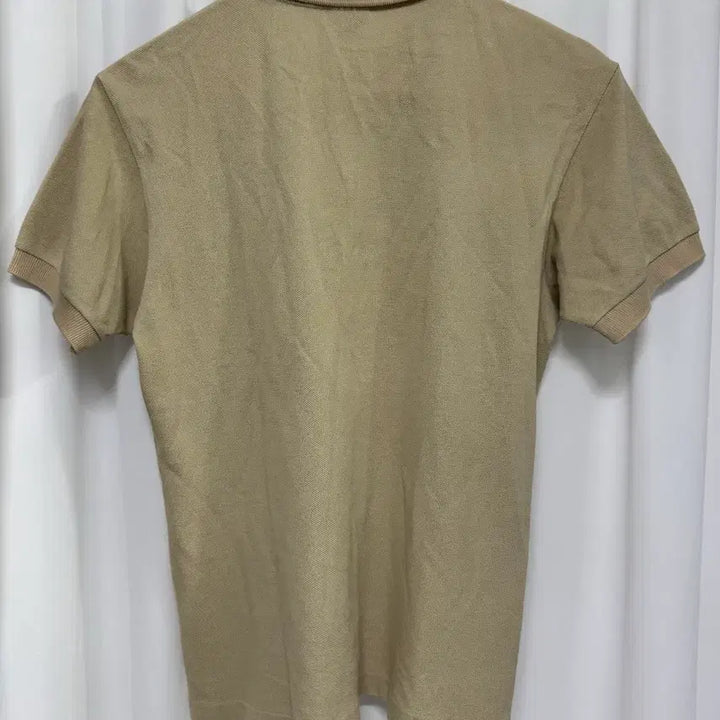[BUNJANG] Lacoste Beige Short Sleeve Polo Shirt / 라코스테 베이지 반팔 카라티