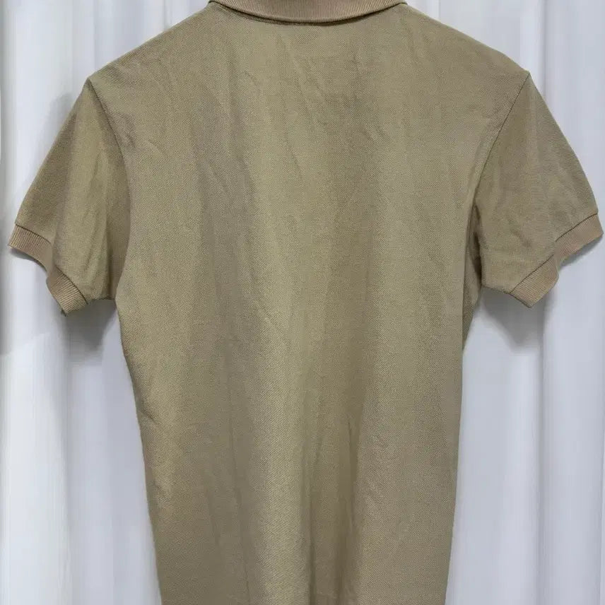 [BUNJANG] Lacoste Beige Short Sleeve Polo Shirt / 라코스테 베이지 반팔 카라티