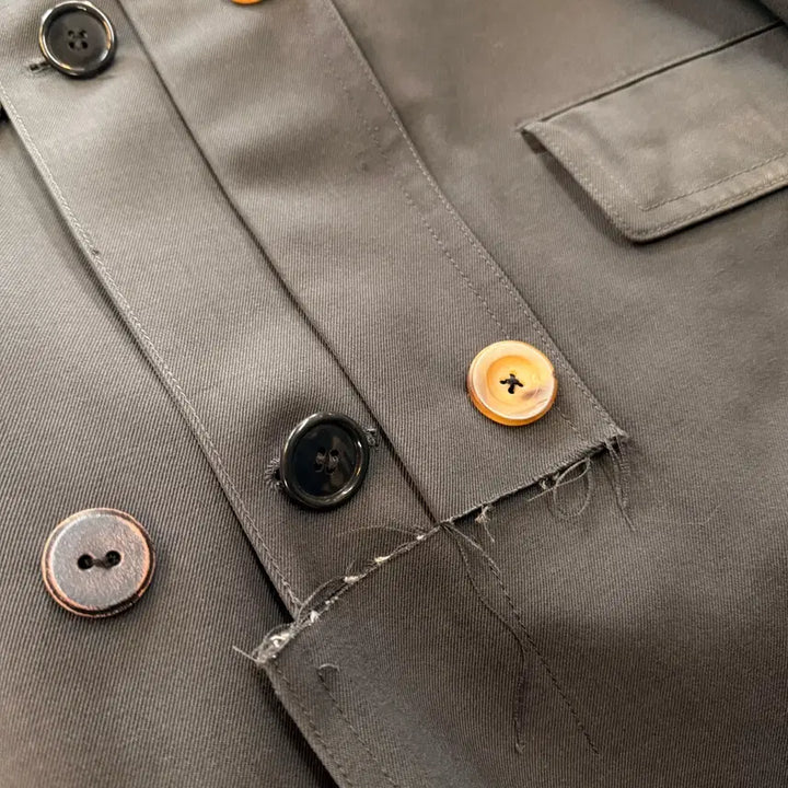 [BUNJANG] Geoffrey B. Small German Army Coat Reworked Jacket / 제프리 비 스몰 독일군 코트 리워크 코트 자켓 HAND BY ITALY