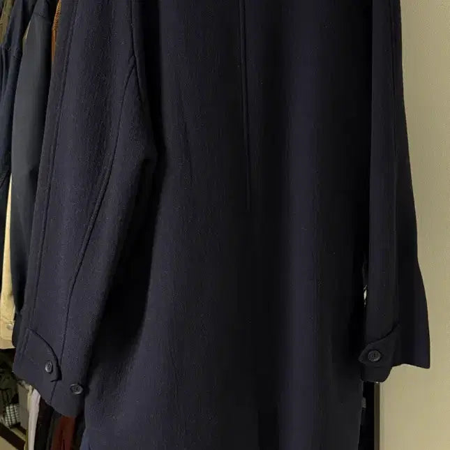 [BUNJANG] Generic Balmacaan Coat XL / 남색 발마칸 코트 XL