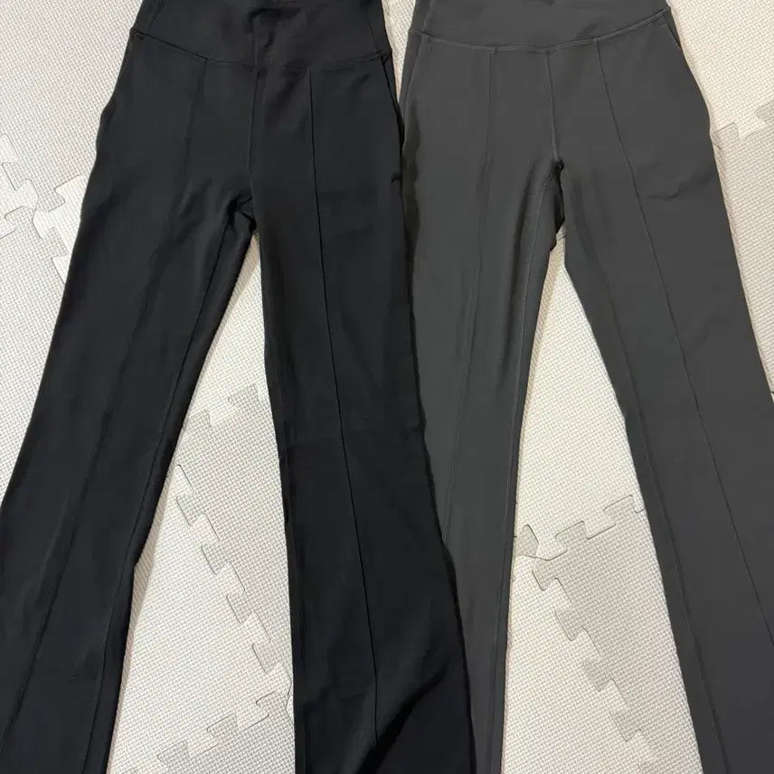 [BUNJANG] Lululemon Asia Fit Bootcut Leggings XS Black/Gray / (새상품)룰루레몬 레깅스 아시아핏 부츠컷 xs