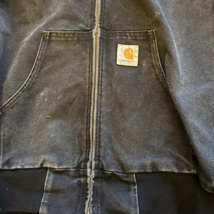 [BUNJANG] Carhartt JR105 Vintage Active Jacket Black / 칼하트 JR105 빈티지 액티브 자켓 블랙
