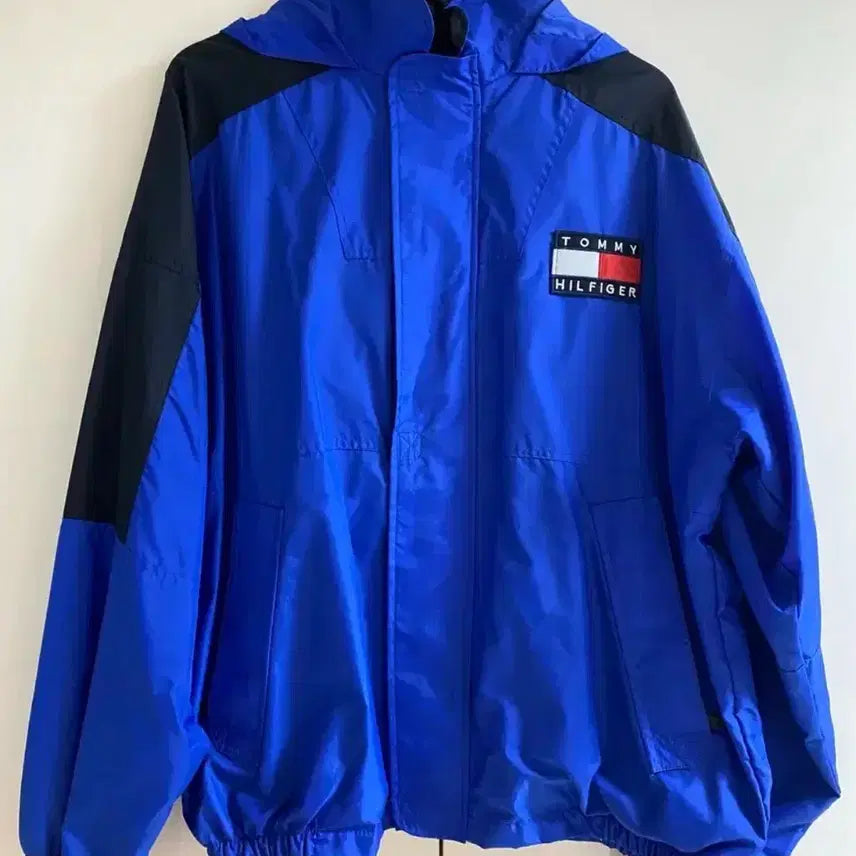[BUNJANG] Tommy Hilfiger Old School Windbreaker Jacket / 타미힐피거 올드스쿨 바람막이 자켓
