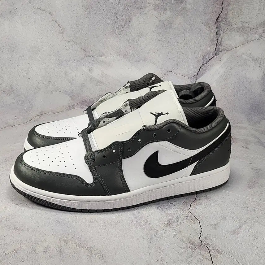 [BUNJANG] Nike Jordan 1 Low White Iron Grey Sneakers / 나이키 280 조던 1 로우 화이트 아이언 그레이 새제품