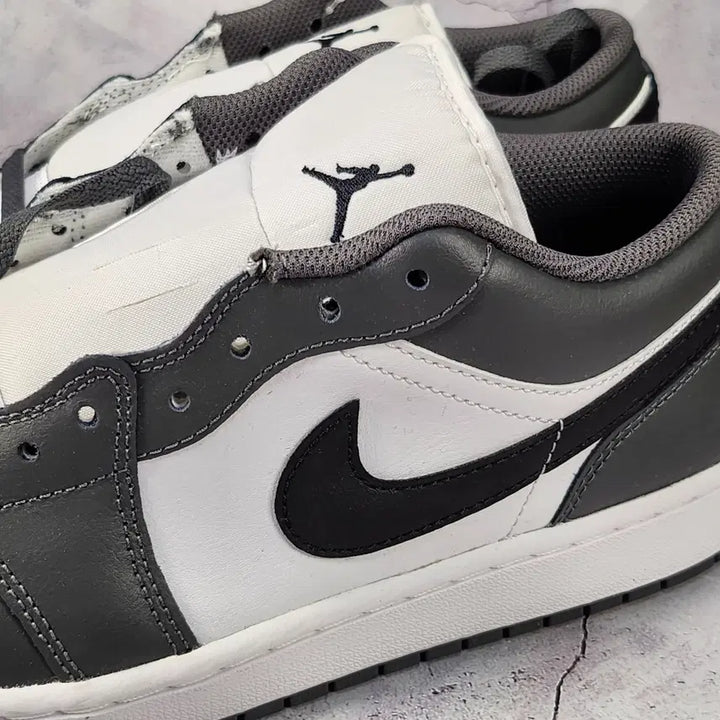 [BUNJANG] Nike Jordan 1 Low White Iron Grey Sneakers / 나이키 280 조던 1 로우 화이트 아이언 그레이 새제품