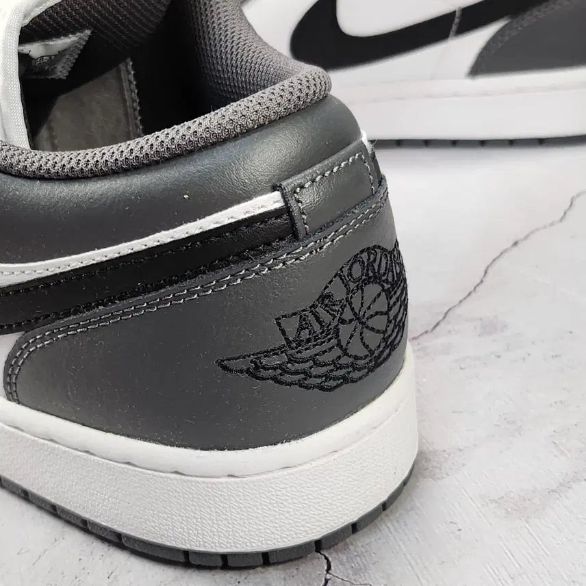 [BUNJANG] Nike Jordan 1 Low White Iron Grey Sneakers / 나이키 280 조던 1 로우 화이트 아이언 그레이 새제품