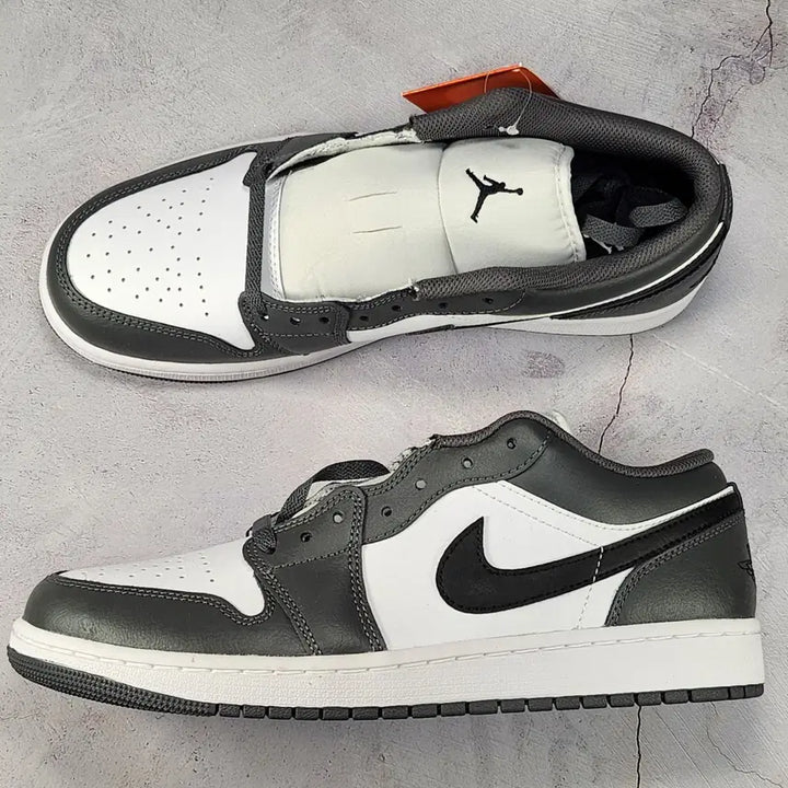 [BUNJANG] Nike Jordan 1 Low White Iron Grey Sneakers / 나이키 280 조던 1 로우 화이트 아이언 그레이 새제품